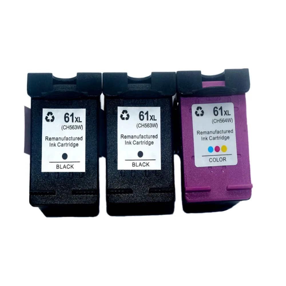 3PK Ink Cartridges for HP61 Compatible with HP 61XL Deskjet F4280 1010