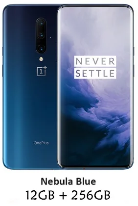 Смартфон Oneplus 7 Pro с глобальной ПЗУ, 6 ГБ, 128 ГБ, Snapdragon 855, 6,67 дюйма, AMOLED экран, 48мп, тройная камера, 30 Вт, зарядное устройство, NFC, 4000 мА/ч - Цвет: 12G 256GB NEBULABLUE