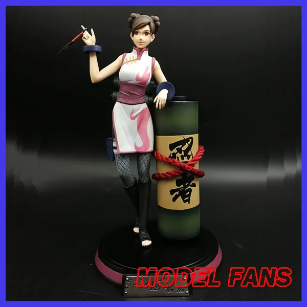 

MODEL FANS INSTOCK NARUTO 27cm Tenten adult gk resin statue figure toy for Collection
