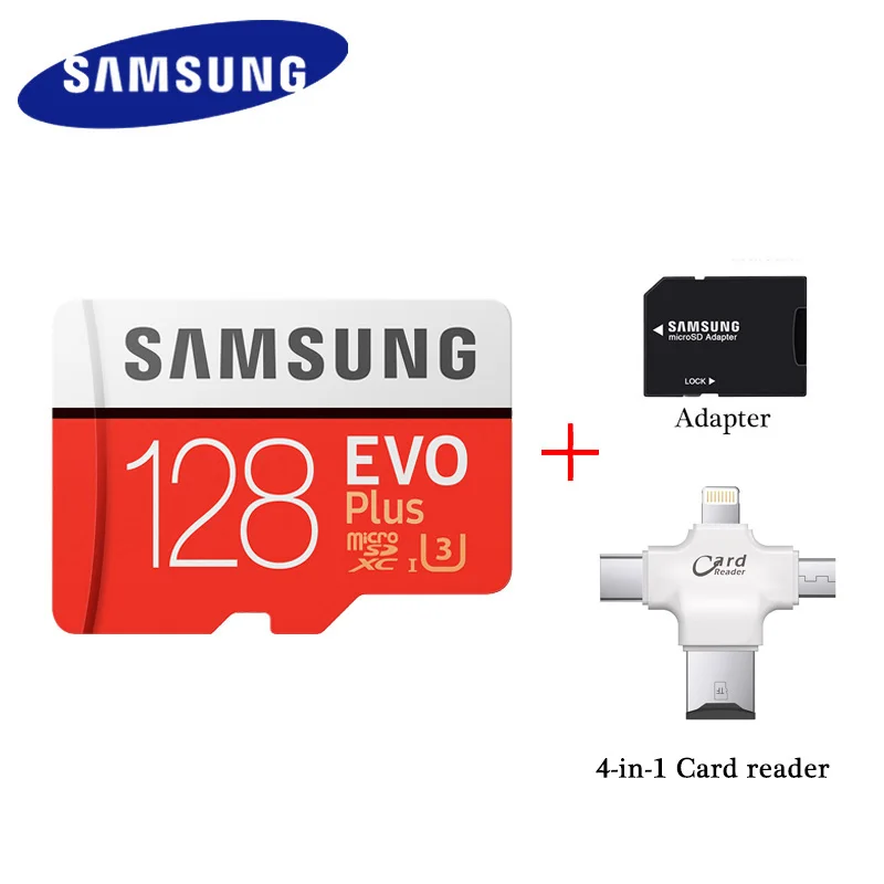 Оригинальная карта памяти SAMSUNG Micro SD 32 Гб 64 Гб класс 10 EVO+ EVO Plus microSD 128 ГБ 256 ГБ TF Карта SDXC cartao de memoria - Емкость: 128G-AP-R006