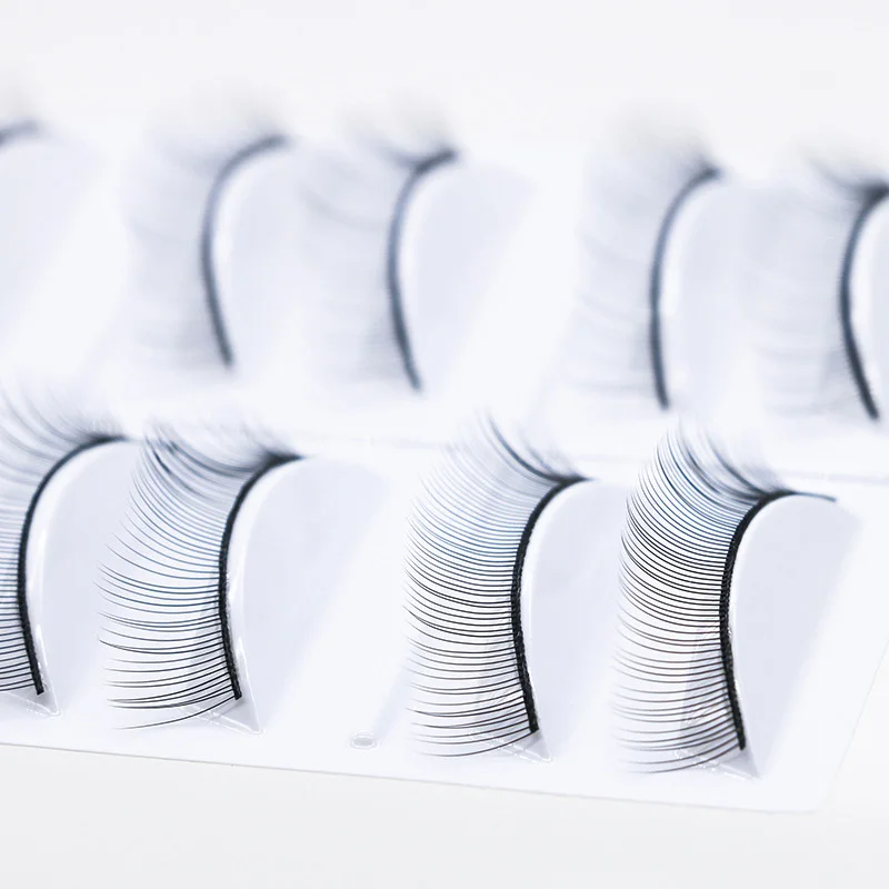 

10 Pairs Individual False Eyelashes Natural Training Lashes For Eyelash Extension Practicing Teaching Extension Supplies Makeup