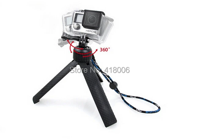 Go Pro Adjustable Tripod 360 Degree 2 Way Monopod Wrist Strap For Gopro Hero 4 Session 3 3 Xiaomi Yi Camera Accessories Strapping Manual Accessories Crossstrap Charm Aliexpress