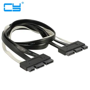 

SFF-8639 PCI-E SATA 3.2 Express 18pin (7+7+4) Male to Express 18pin Male Data Raid Cable 50cm
