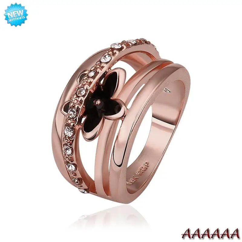 R539 Wholesale High QualityNickle Free Antiallergic New Fashion Jewelry 18K Real Gold Plated Ring For Women Shipping | Украшения и