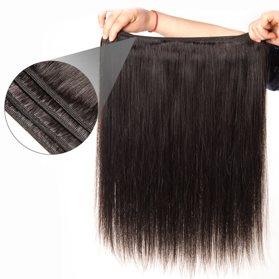 Прямые пучки волос 3/4 пучков предложения перуанские пучки волос ткет 8-28 дюймов Топ человеческие волосы пучки RXY remy наращивание волос