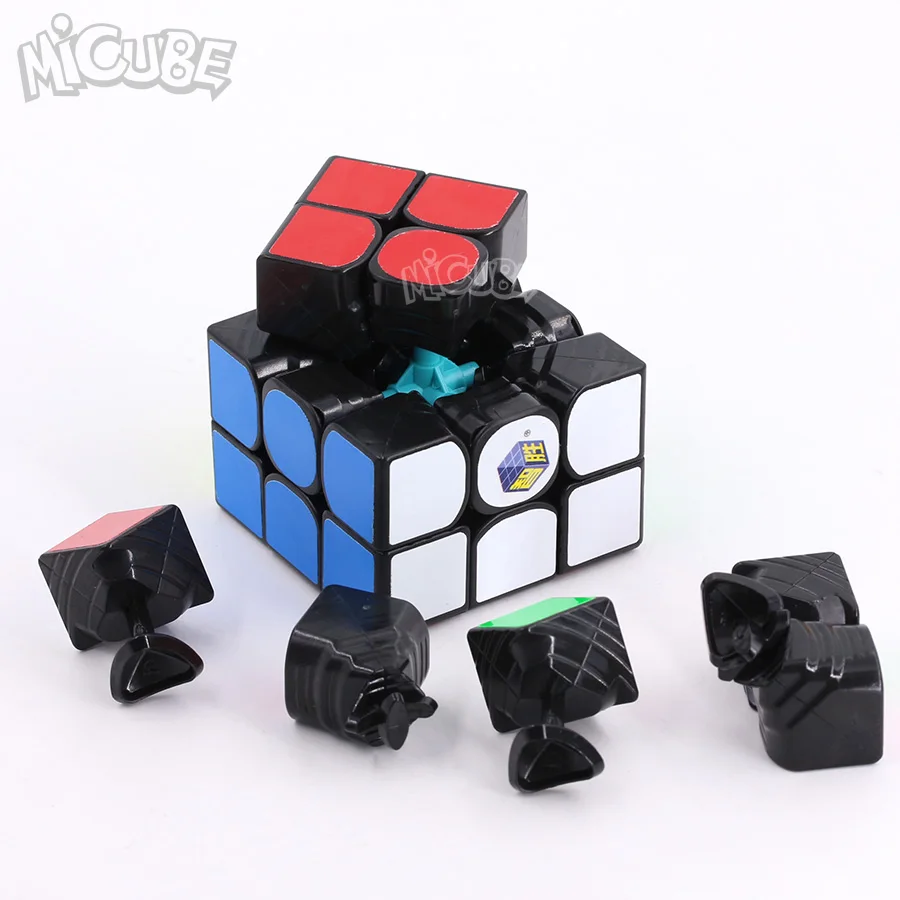 Yuxin Little Magic 3x3x3 магические кубики 3x3 скоростной кубик черный/Stickerless Puzzle Cubo Magico 3*3 игрушки для детей 3x3 Zhisheng