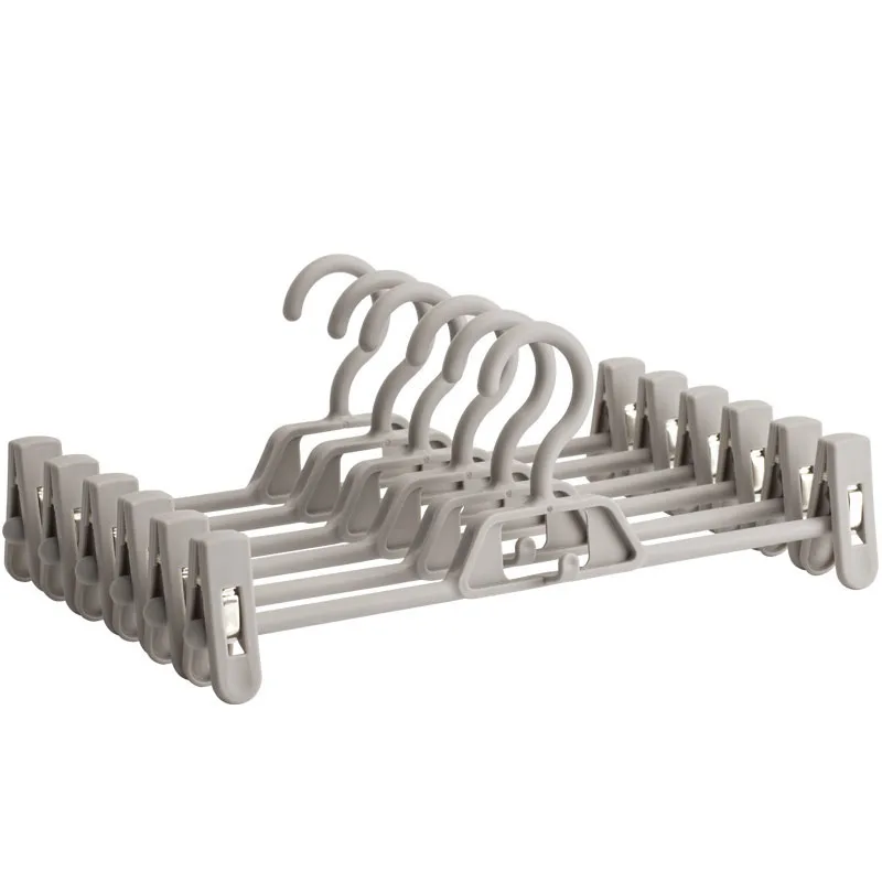10pca/lot 35cm Plastic Hangers For Pants Skirt Rack Multi function