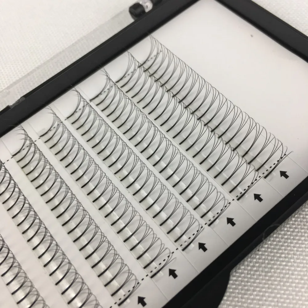 Акция 25 лотков дешевые ресницы 0,10 3d/4d/5d длинные Стволовые предварительно сделанные веера накладные 3D дешевые оптовые цены