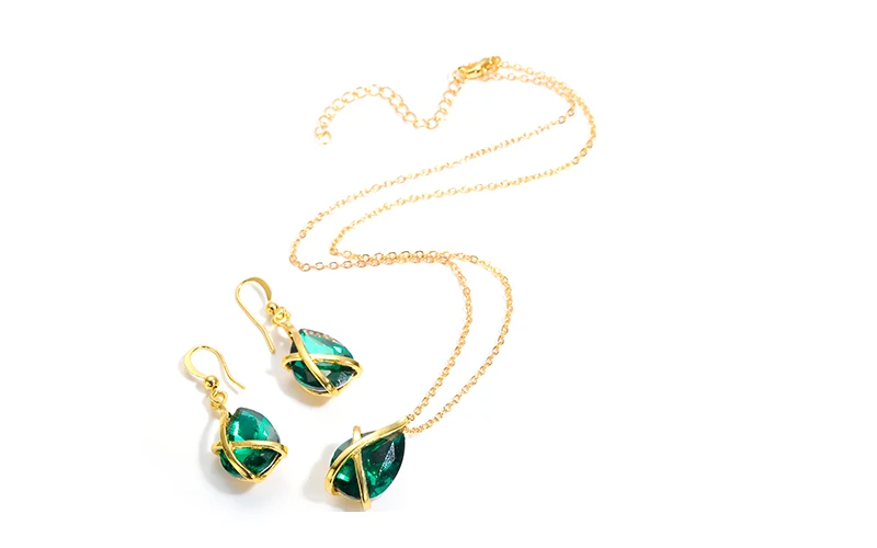 AYAYOO Jewelry Sets Turkish Gold Color African Beads Jewelry Set For Women Imitation Crystal Cheap Wedding Dubai Jewelry Sets (4)