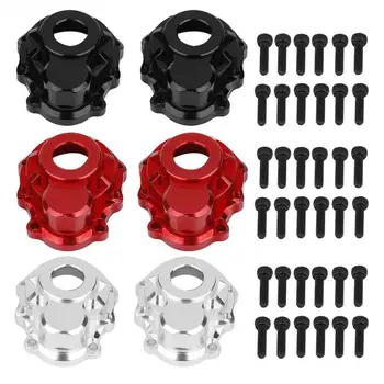 

1Pair Upgrade Aluminium Alloy Front Rear Wheel Hub Case Cover Shell for Traxxas TRX-4 1:10 high quality RC Car Accessory