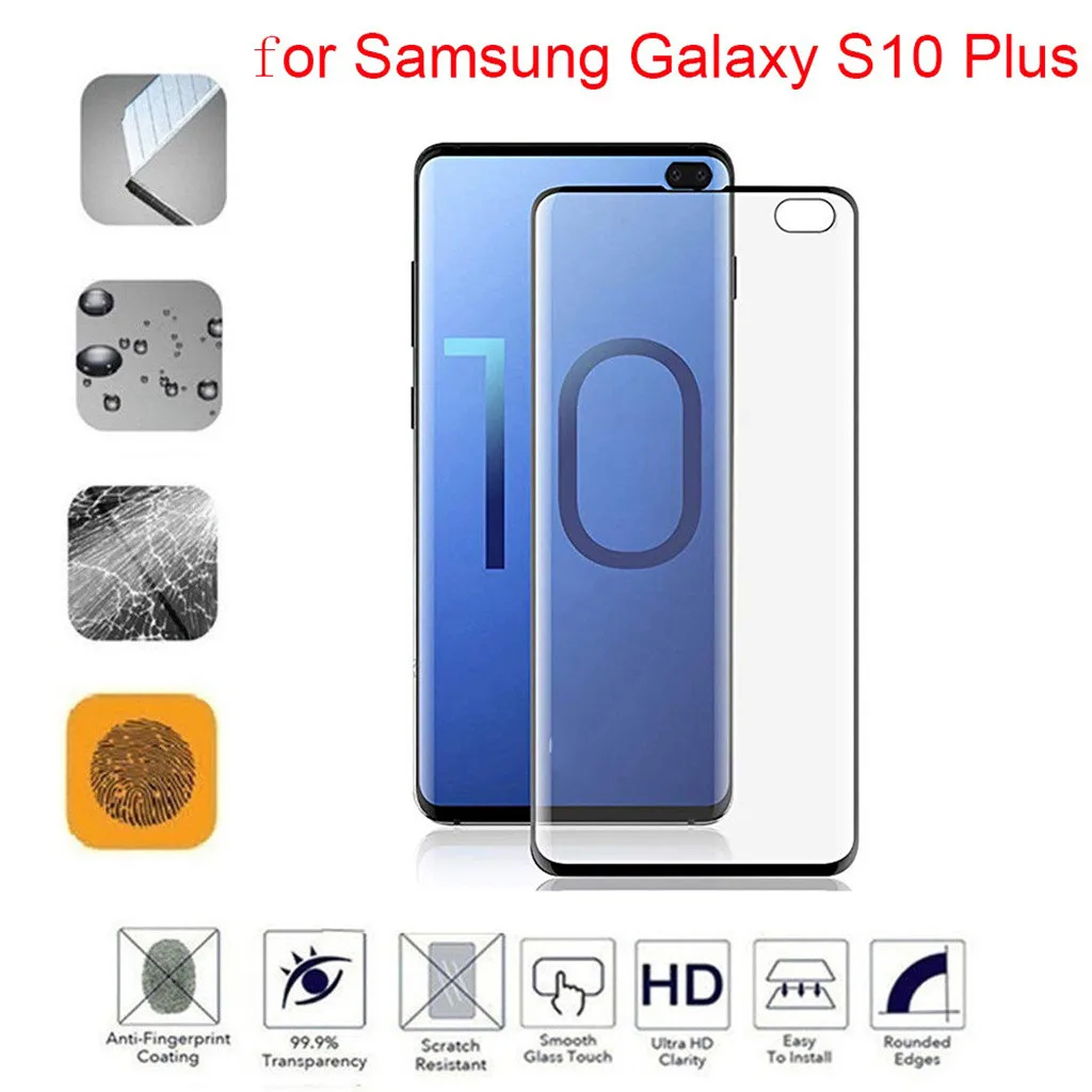 

for Samsung Galaxy S10 Plus 6.4 inch screen protector Screen Protecto Clear Transparent Pet Film Screen Protector z7