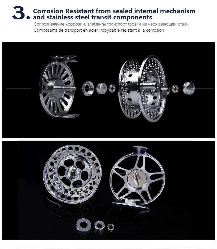 1/2 3/4 5/6 7/8 3BB Рыболовная Катушка С Высоком Качеством CNC Алюминиевая Катушка Для Рыбалки w/входящий нажмите Левая/ Правая Рыболовная Катушка С Ручной Сменой