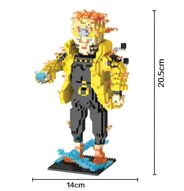 Xizai соединительные блоки большого размера Yoshi строительные блоки аниме Juguetes Assemblage игрушки 3D аукциона Фигурки игрушки для детей 8006 - Цвет: 9019 without box