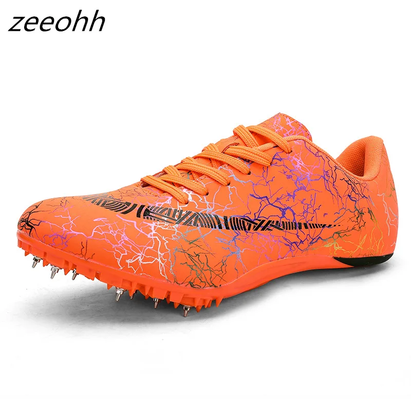 orange track spikes
