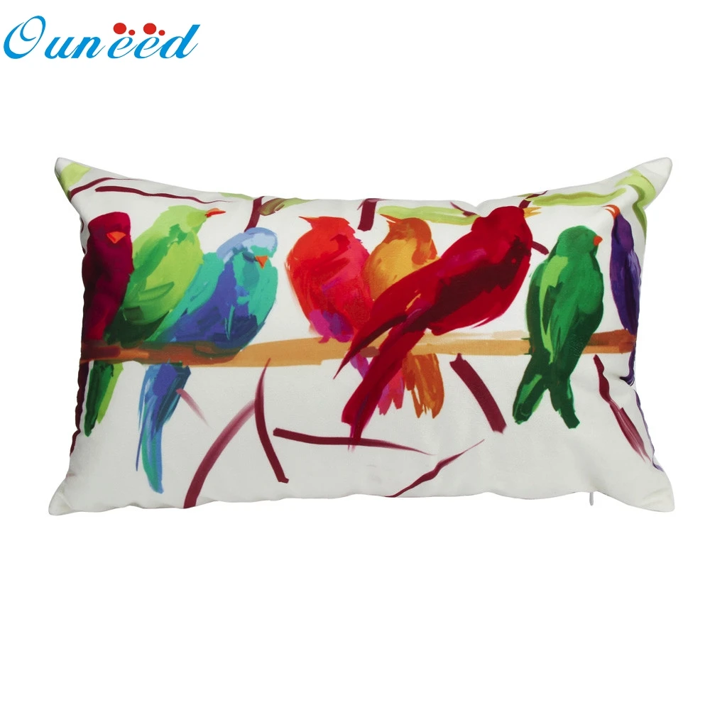 Ouneed Super Soft Square Throw Pillow Case Decorative Pillow Cover