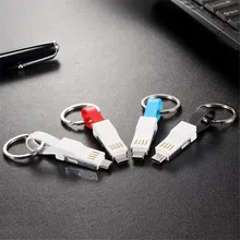3 in 1 Mini Keychain USB B C for iPhone 6 7 X Cable Micro USB Type C For iPhone iPod Charger Data Sync Charging Cable Cabo Cord chandrayaan 1 mini sar data investigation