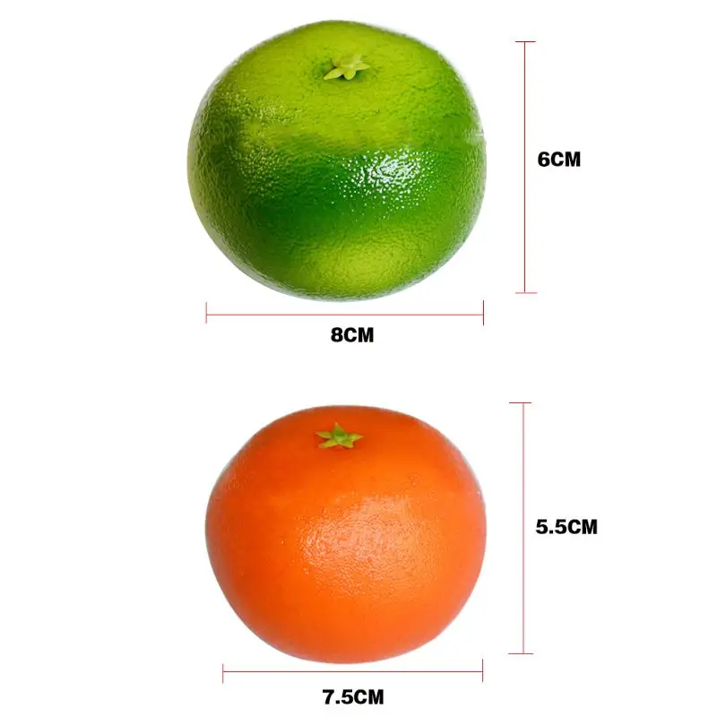 1 шт. искусственный апельсин реалистичные декоративные поддельные фрукты для дисплей дома Свадебная вечеринка украшения Ремесло фруктовый магазин Декор