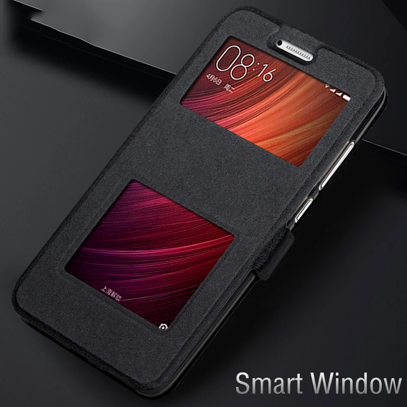 Роскошный умный кожаный чехол для Xiaomi Redmi Note 4X32 gb 64 s Phone Обложка Примечания 4