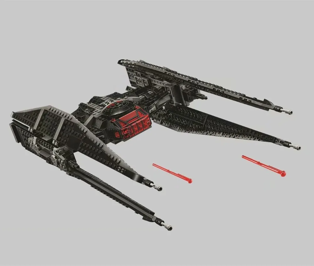 

Star Wars Kylo Ren Tie Fighter First Order Starship Model Building Blocks Educational Toys For Children Compatible With Lego