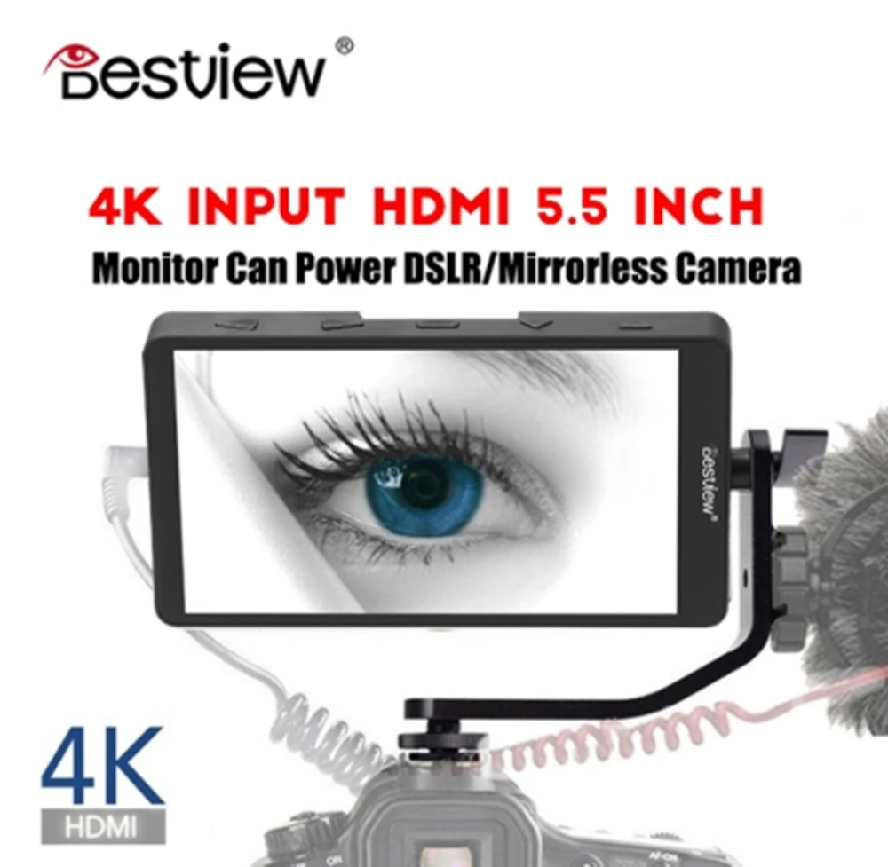 Desview S5 Full screen 4K HDMI полевой монитор 5 дюймов ips экран светильник и тонкий дизайн на камеру DSLR