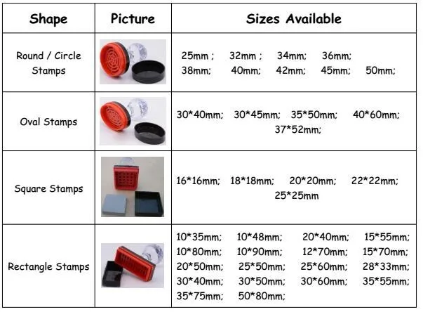 10 قطعة دائرة مستديرة قطرها 42 مللي متر حامل لوحة مطاطية صورة حساس فلاش آلة الطوابع Selfinking ختم صنع الختم في طوابع من المنزل والحديقة على Www Unohama Club Store