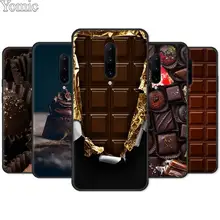 Silicone Cover Shell for Oneplus 7 7 Pro 6 6T 5T Black Case for Oneplus 7 7Pro Soft Phone Case chocolate Willy Wonka Bar
