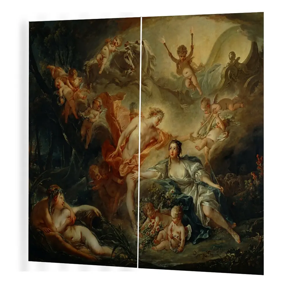 

Famous Paints Prints Curtains 3d Curtain Window Drapes BJQ-1280(2)170*200cm Trendy Living Room Bedroom Blackout