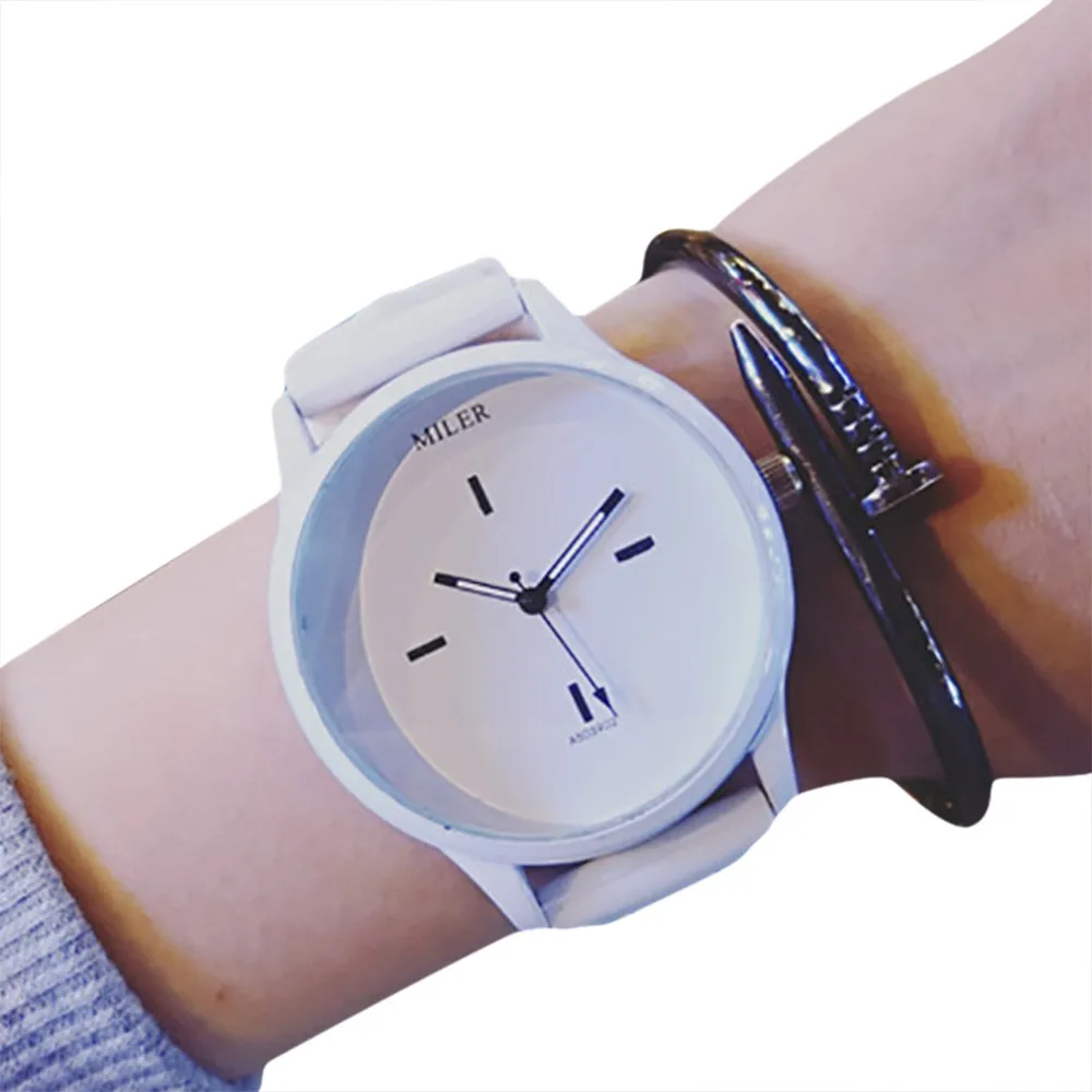 Новая мода для мужчин для женщин для любовников кварцевые аналоговые повседневные наручные нежные часы Роскошные деловые часы reloj mujer F85