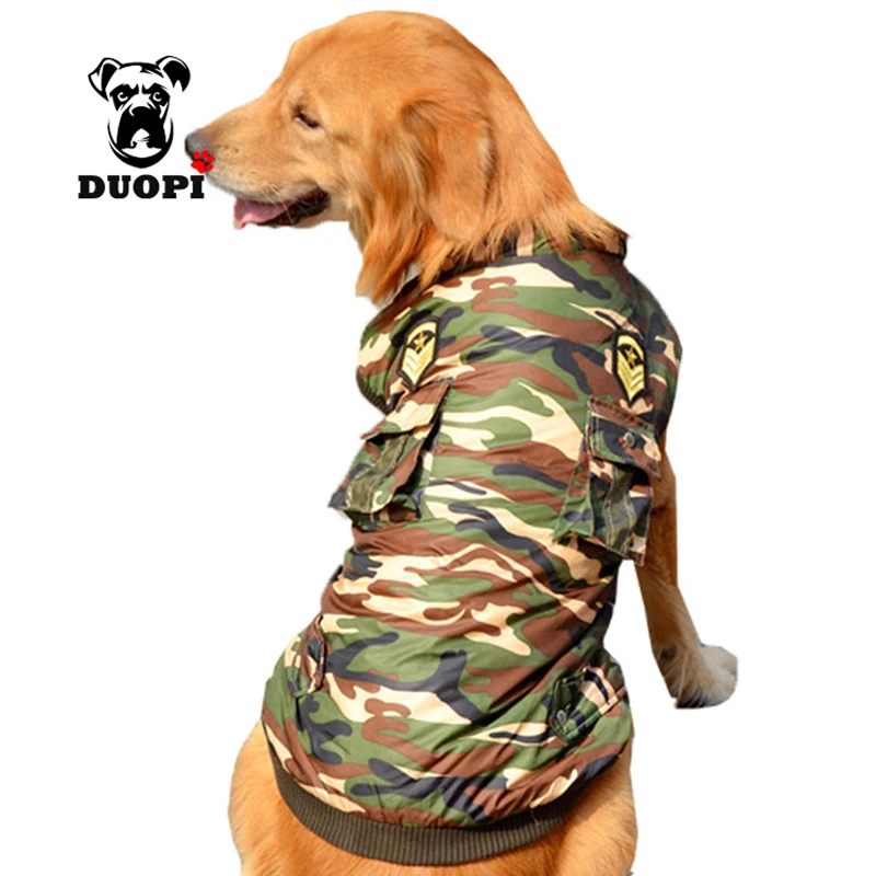 Waterproof Winter Pet Clothes for Large Dogs Cotton padded Clothing Dog