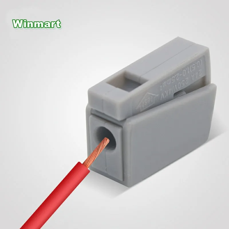 10pcs 24A 250V 4KV Single hole Wire Connector Quick Connect Terminals 0