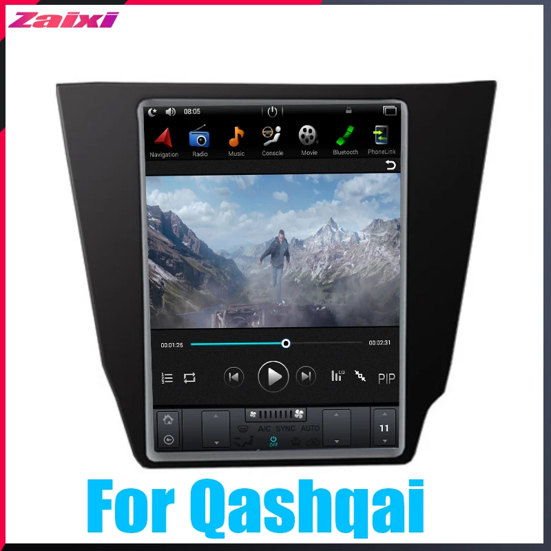 ZaiXi 10," Тесла Тип Android для Nissan Qashqai 2013~ автомобильный Android dvd-плеер навигация GPS радио мультимедийная система