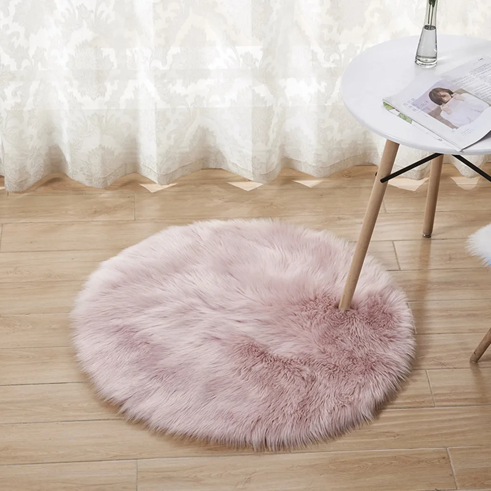 

Blankets for beds Home Wool Imitation Sheepskin Rugs Faux Fur Non Slip Bedroom Shaggy Carpet Mats New Blanket Bed Sofa Gift