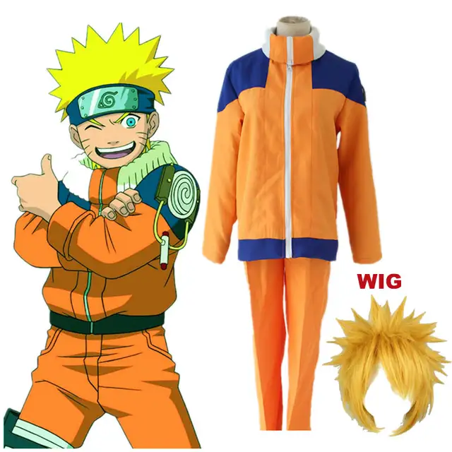Us 1421 40 Offadult Naruto Uzumaki Shippuden 1st Generation Ninja Uniform Cosplay Costume Childhood Clothes Cartoon Jacket Pants For Halloween On