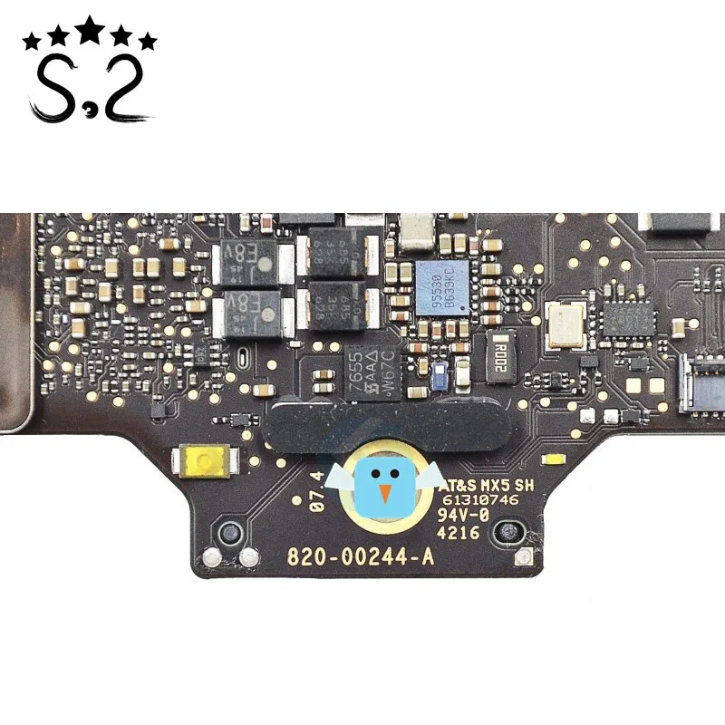 A1534 материнская плата для Macbook 1" 1,1 ГГц Core M3(M3-6Y30) 8 ГБ материнскую плату 820-00244-A 256 ГБ год