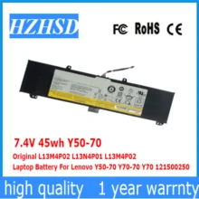 7,4 V 45wh Y50-70 L13M4P02 L13N4P01 L13M4P02 ноутбук Батарея для lenovo Y50-70 Y70-70 Y70 121500250