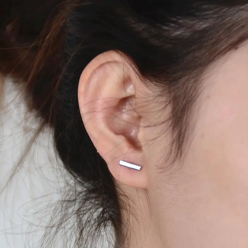 Модные Позолоченные простые t образные Серьги Brincos Bijoux Femme новые модные стильные