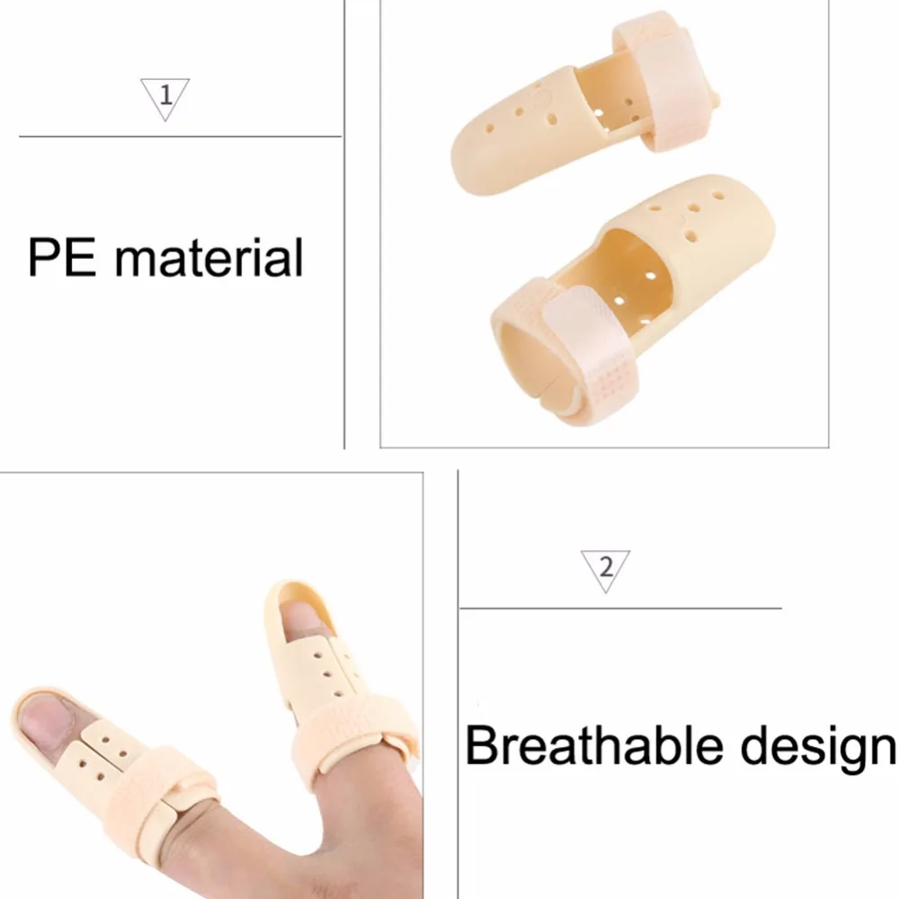 1 шт. фигурная скобка при переломе пластиковые Нескользящие пальцевые шины Регулируемая прочная фиксация для пальцев