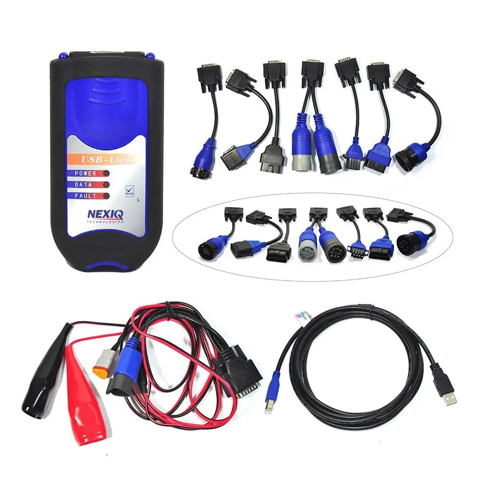 

NEXIQ 125032 USB Link NEXIQ USB Link + Software Diesel Truck Diagnose Interface with All Installers and Carry Case