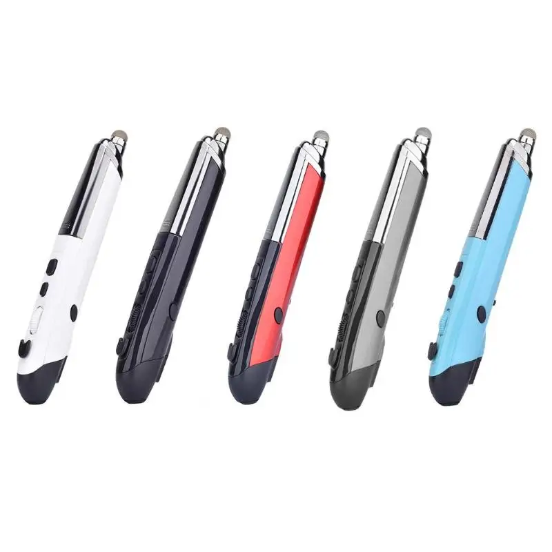 

1Pcs Wireless 2.4GHz PPT Laser Flip Pen Web Browsing PPT Pointer 1600DPI 6 Keys Touch Pen Mouse for Laptop PC High Quality Mouse