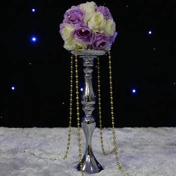 

Silver Color Metal Candle Holder 30cm/47cm/73cm/120cm Tall Candle Stand For Wedding Event Candelabra Candle Stick Flower Vase