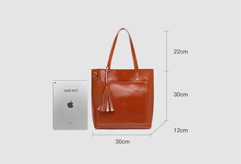 genuine leather women shoulder bag  (10)