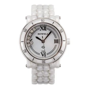 

2020 Time-limited Top Fashion Bewell Brand Watch Ceramic Water Drill Quartz Waterproof