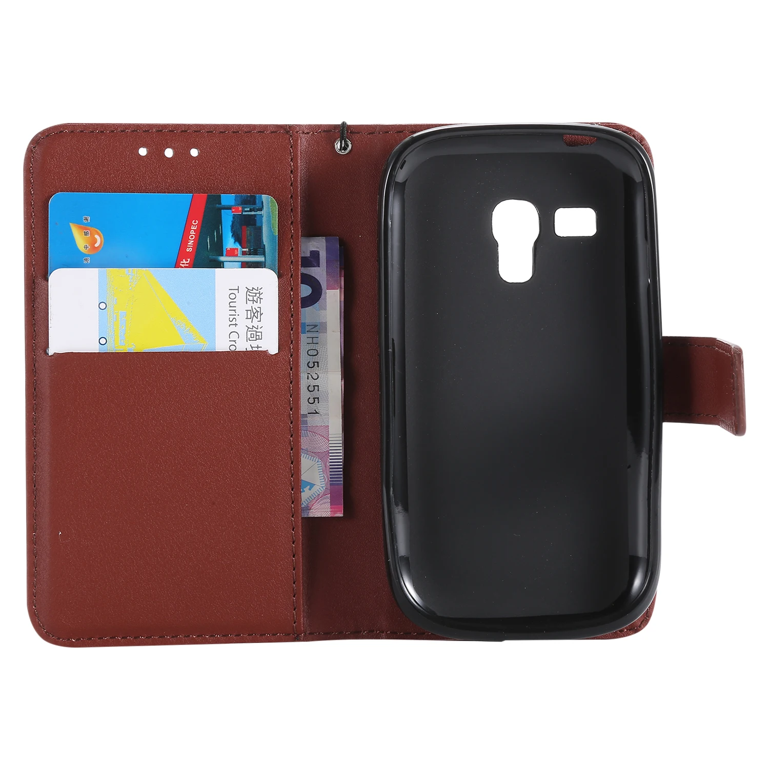 Кожаный чехол для телефона Samsung Galaxy S3 S 3 mini i8190 чехлы книжки с откидной крышкой iii