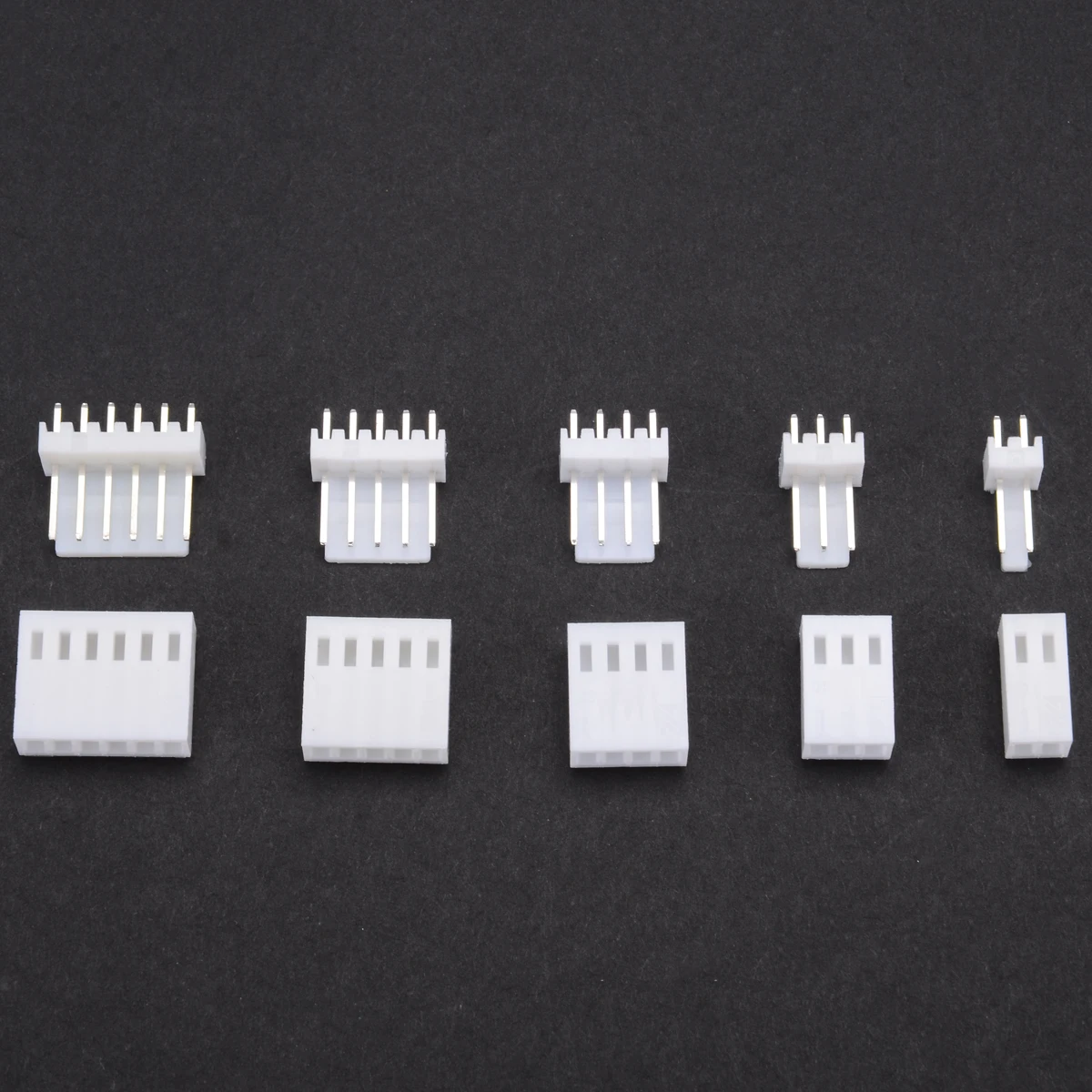 300pcs KF2510 2.54mm Wire Terminal Pin Sets 2 3 4 5 6 Pin Female Terminal Housing Header Wire Connector Mayitr