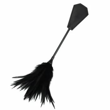 bdsm Fetish feather sex whips slave SLUT bitch Spanking Paddle pony riding crop whips Flogger Sex Toys For Couples cosplay game 2
