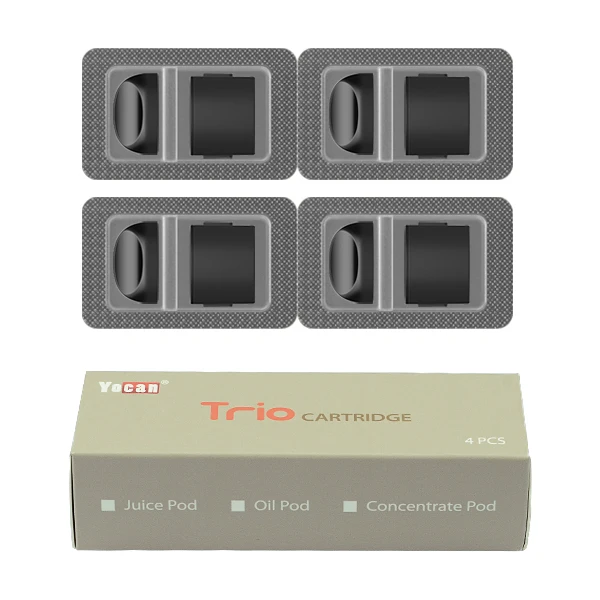 Yocan Trio 3в1 pod Kit 1,0 мл с аккумулятором 500 мАч электронная сигарета Trio vape ручка с для КБР сок воск испаритель - Цвет: Concentrate Pod