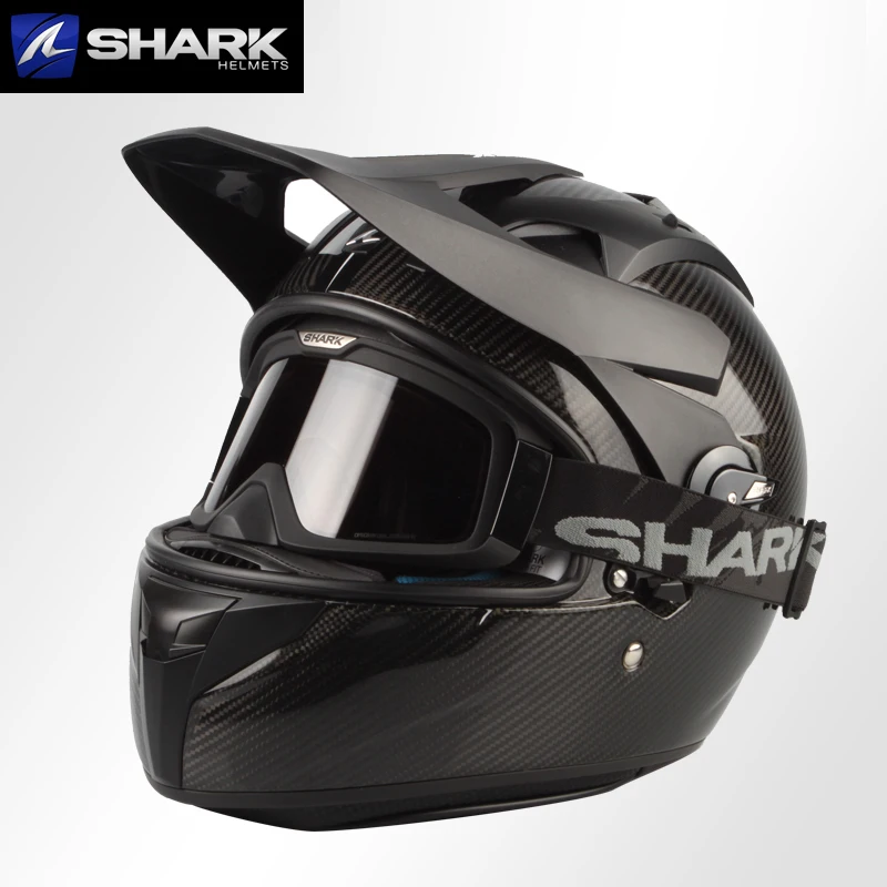 Origine Shark Explorer R Casque Motocross Offroad Croix Carbone Peka