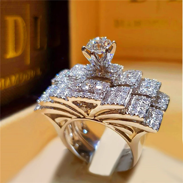 Vintage Wedding Ring Sets Women  Engagement Rings Women Vintage