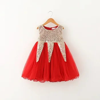 

5p325 Baby Girls Dress 2017 New party dresses girl summer toddler girl clothing wholesale baby boutique clothing