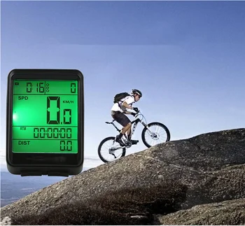 

Waterproof Bicycle Computer Wireless MTB Bike Cycling Odometer Rainproof Stopwatch Speedometer Watch LED Digital Rate accessorie